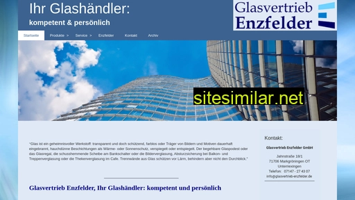 glasvertrieb-enzfelder.de alternative sites