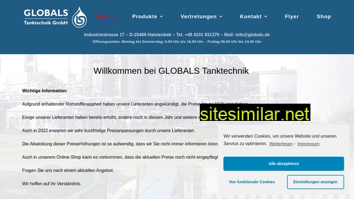 globals-tank.de alternative sites