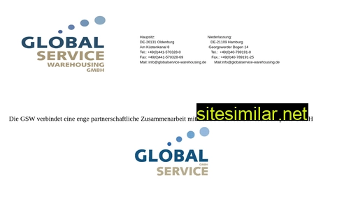 globalservice-warehousing.de alternative sites