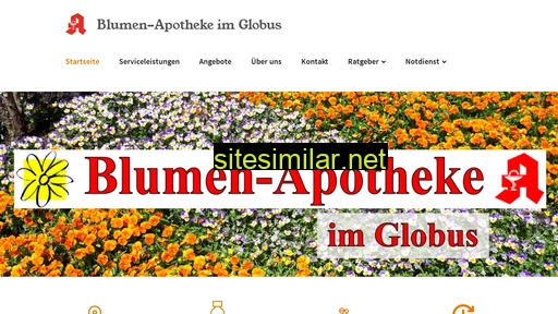 globus-blumen-apotheke.de alternative sites