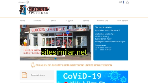 glocken-apotheke-duisburg.de alternative sites