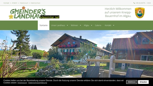 gmeinders-landhaus.de alternative sites