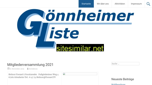 goennheimer-liste.de alternative sites