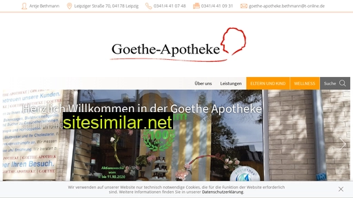 goethe-apotheke-leipzig.de alternative sites