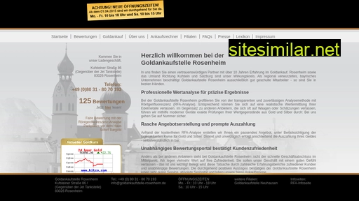 goldankaufstelle-rosenheim.de alternative sites