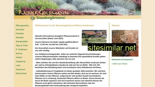 goldmann-stauden.de alternative sites