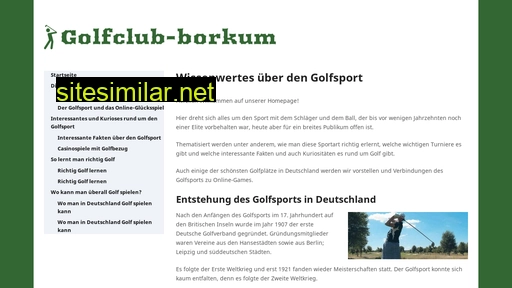 golfclub-borkum.de alternative sites
