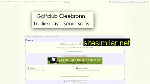 golfclub-cleebronn.de alternative sites