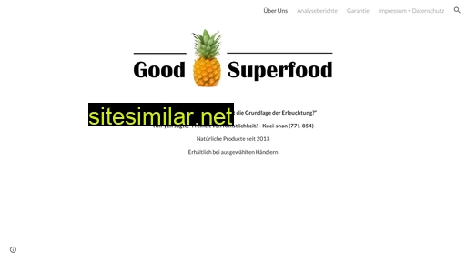goodsuperfood.de alternative sites