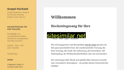 gospelhochzeit.de alternative sites