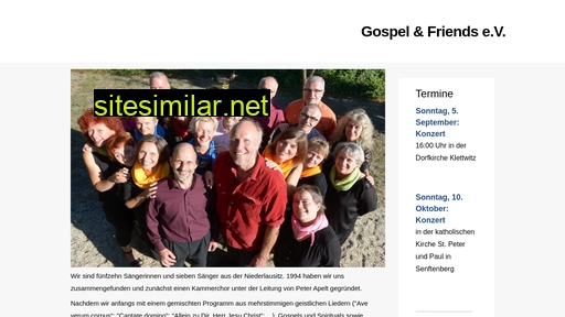 gospel-and-friends.de alternative sites