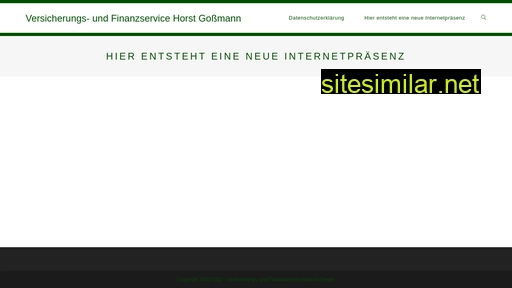gossmann-versicherungen.de alternative sites