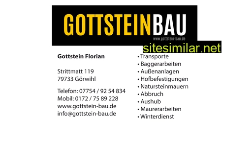 Gottstein-bau similar sites