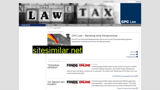 gpc-law.de alternative sites