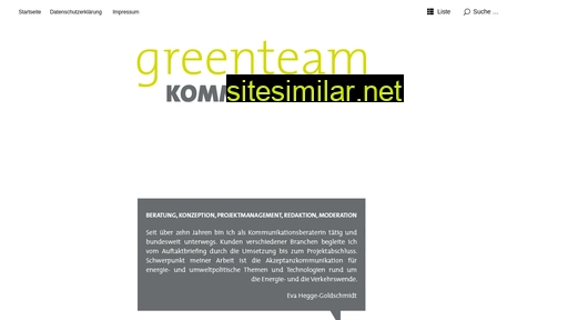 Greenteam-kommunikation similar sites