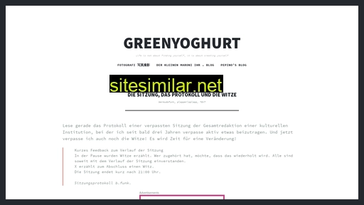 greenyoghurt.de alternative sites
