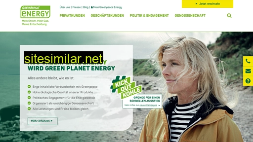 greenpeace-energy.de alternative sites