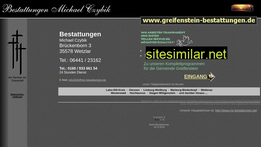 greifenstein-bestattungen.de alternative sites