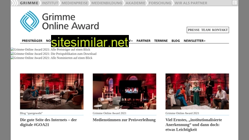 grimme-online-award.de alternative sites