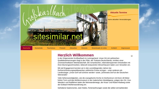 grosskarlbach.de alternative sites