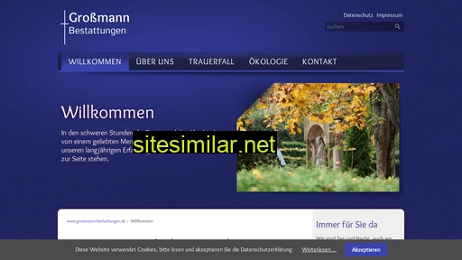 grossmann-bestattungen.de alternative sites