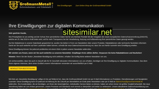 grossmann-metall.de alternative sites