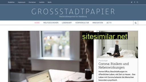 grossstadtpapier.de alternative sites