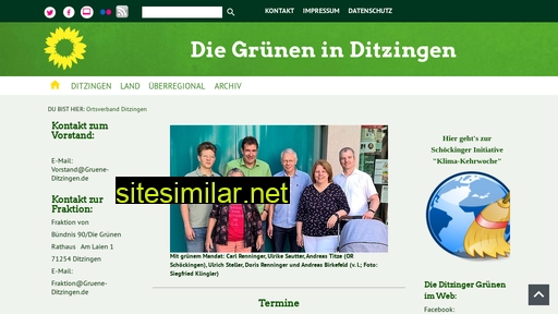 gruene-ditzingen.de alternative sites