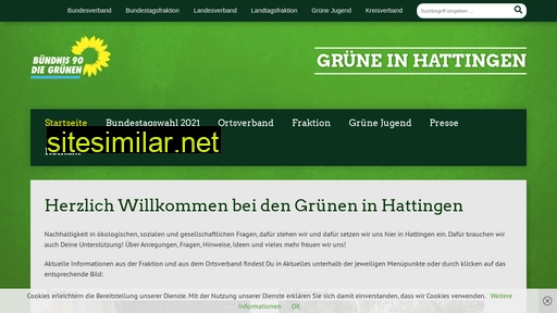 gruene-hattingen.de alternative sites