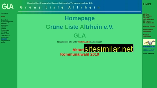 Gruene-liste-altrhein similar sites