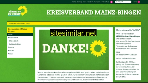 gruene-mainz-bingen.de alternative sites