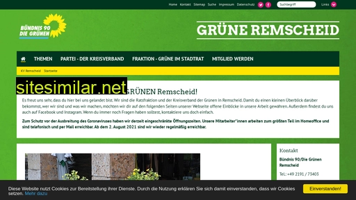 gruene-remscheid.de alternative sites