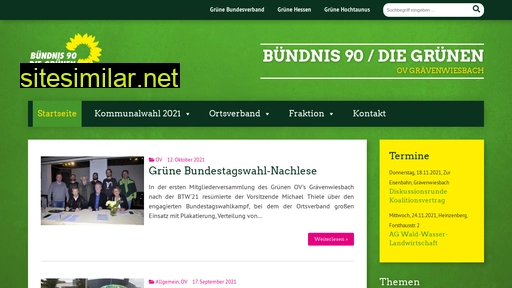 gruenenwiesbach.de alternative sites
