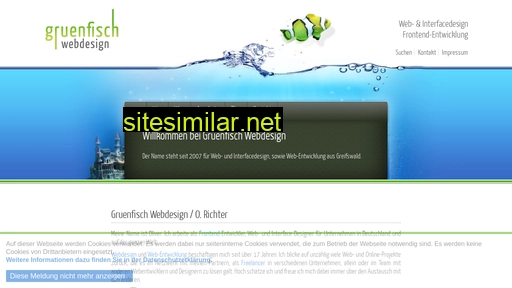 Gruenfisch-webdesign similar sites