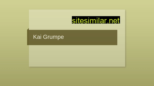grumpe.de alternative sites