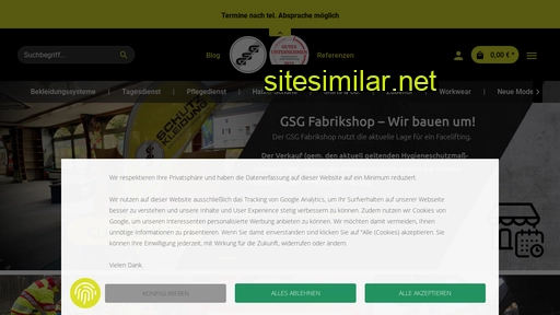 gsg-schutzkleidung.de alternative sites