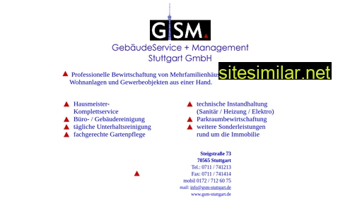 gsm-stuttgart.de alternative sites