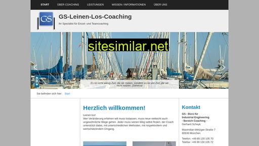 Gs-leinen-los-coaching similar sites