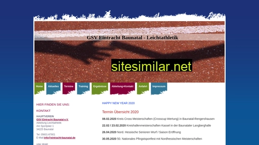 gsv-eintracht-baunatal-leichtathletik.de alternative sites