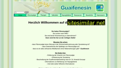 guaifenesin.de alternative sites