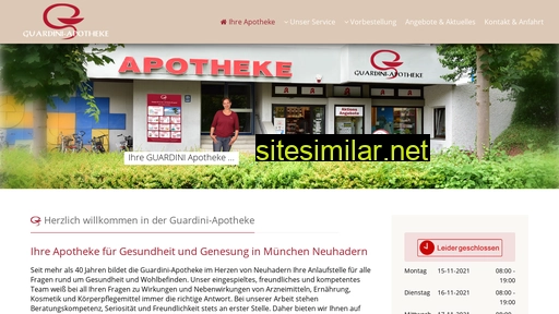 guardini-apotheke.de alternative sites