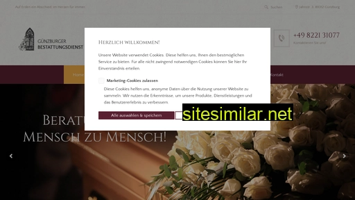 Guenzburger-bestattungsdienst similar sites