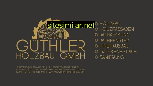 guethler-holzbau.de alternative sites