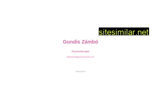 gundiszambo.de alternative sites