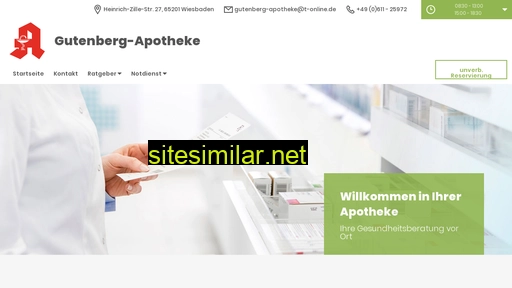 gutenberg-apotheke-wiesbaden.de alternative sites