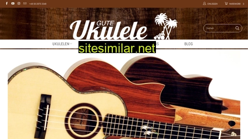 Gute-ukulele similar sites