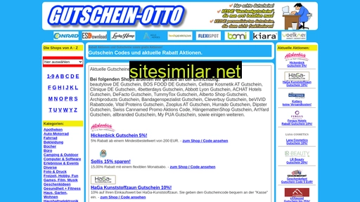 gutschein-otto.de alternative sites