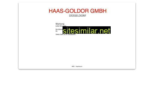 haas-goldor.de alternative sites