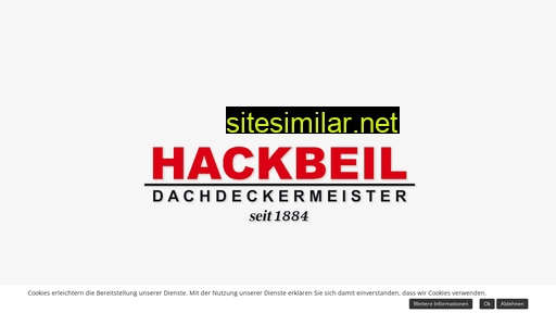 Hackbeil-dach similar sites
