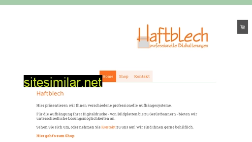 Haftblech similar sites